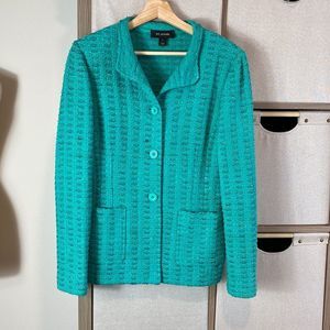 St. John - Teal Textured Jacket